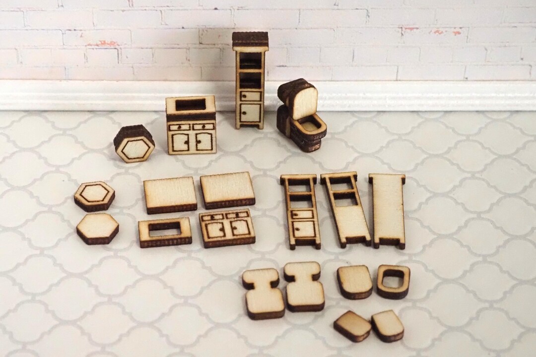 Restroom Scale Model Kit 1:144 Scale DIY KIT - Bathroom Set - Etsy