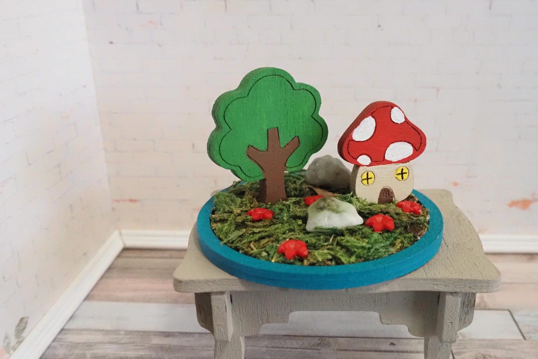 DIY KIT Fairy Garden - Simple Mushroom House - Etsy