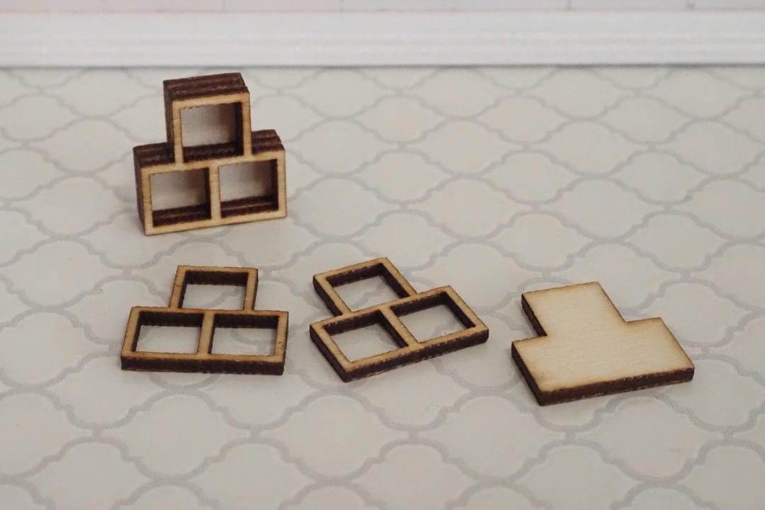 1:144 Scale DIY KIT - Small Cubby Shelf - Etsy