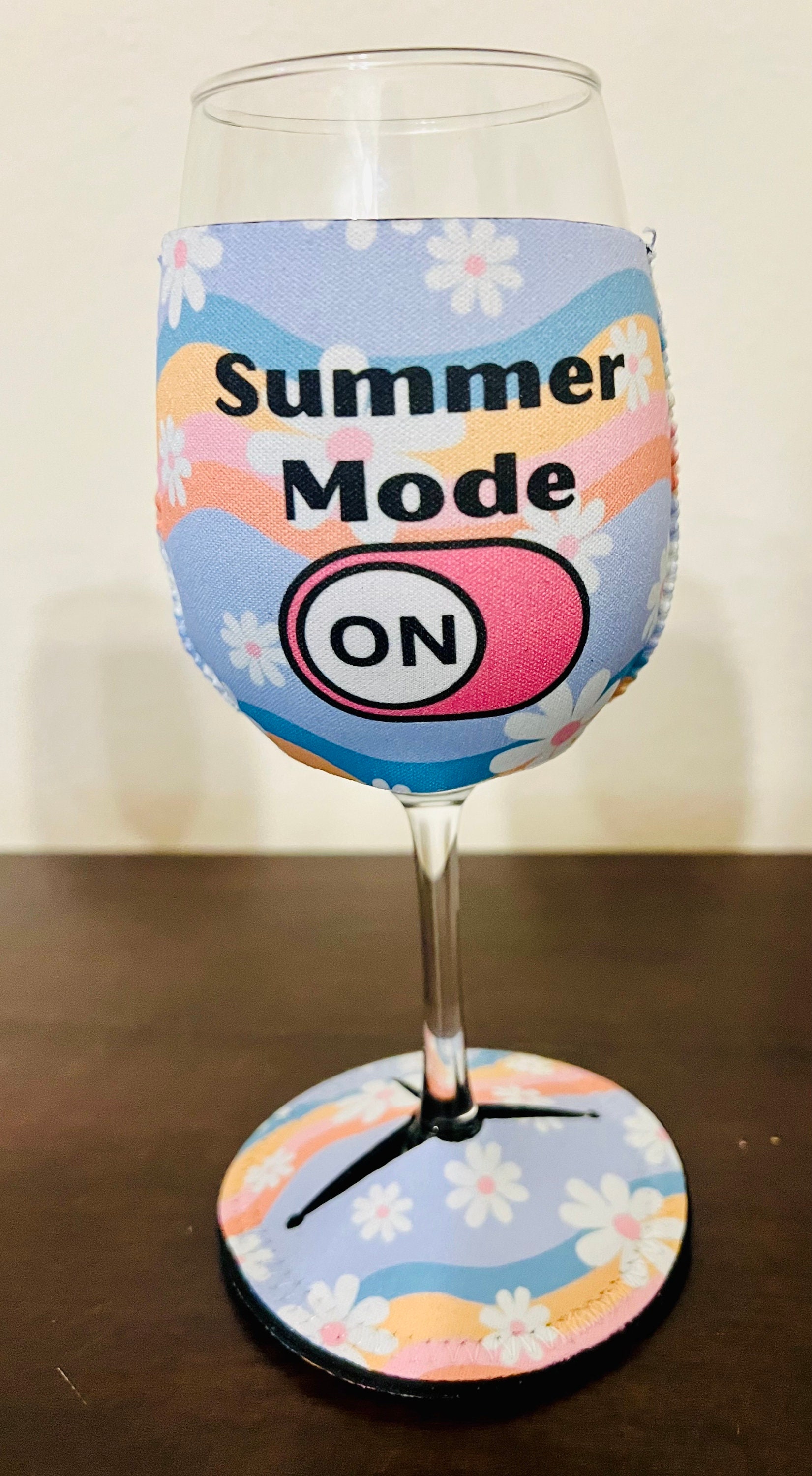 Teacher Gift Wine Glass Koozies Etsy