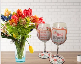 Mother’s Day Wine Glass Koozies