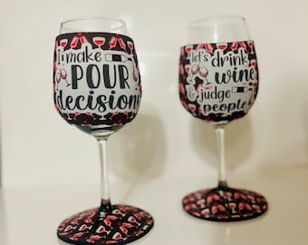 Wine Glass Koozies - Set 1