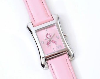 FAITH Watch by Jolie Montre - Pink Breast Cancer Ribbon