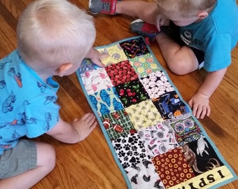 Prêt à expédier : tapis d'éveil I SPY, éducatif, jeu pour enfants