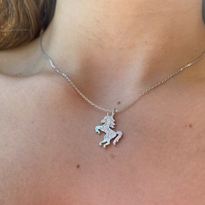 925 Unicorn Necklace - Etsy