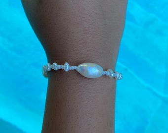Baroque Pearl Bracelet / Pearl Bracelet / Baroque Pearl Beaded Bracelet / Pearl Beaded Bracelet / Elegant Pearl Bracelet / Baroque Pearl