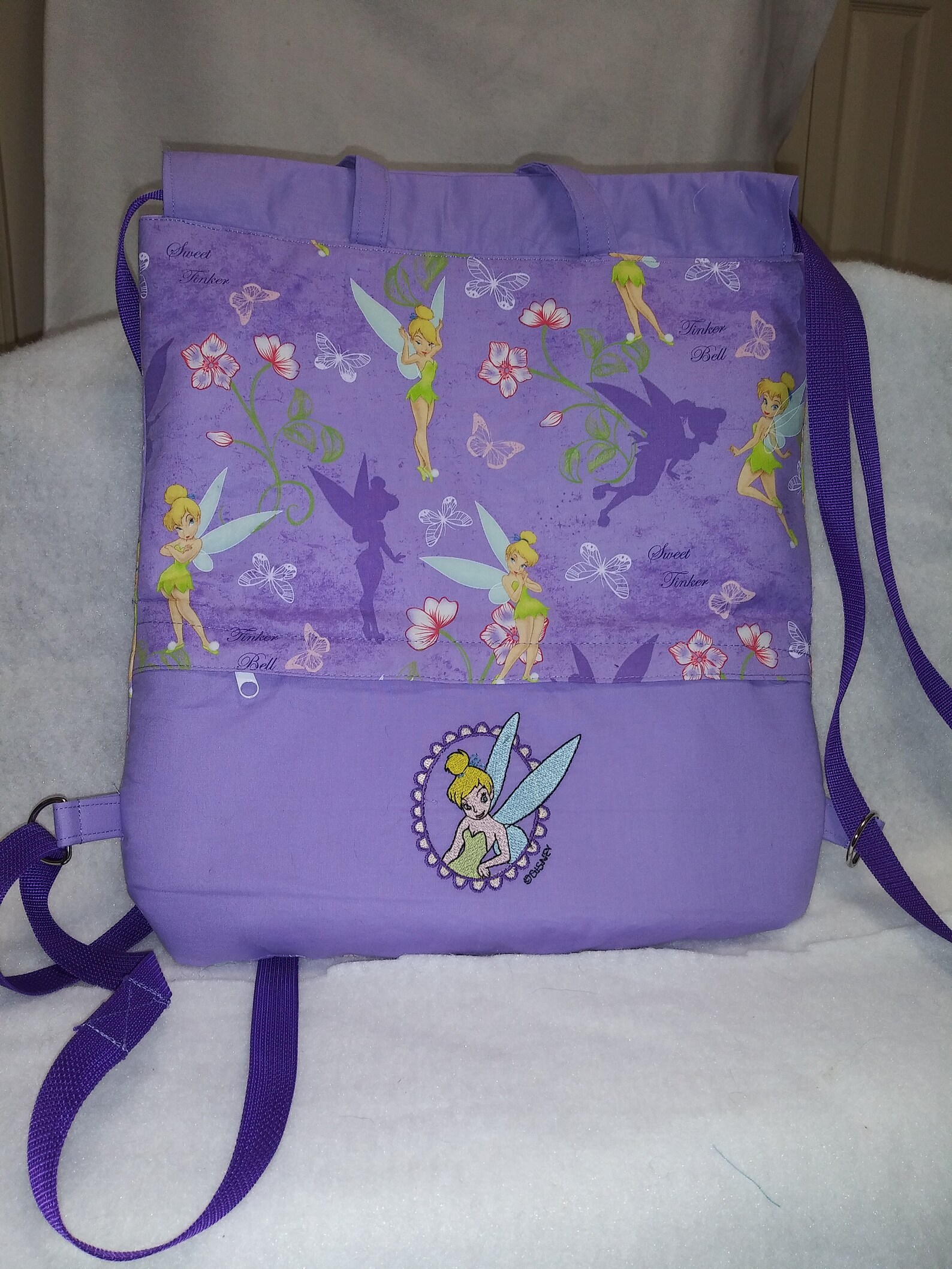 tinkerbell backpack purse