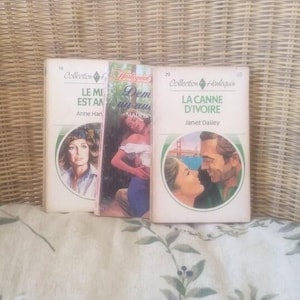 Lot of Vintage Harlequin Books/Harlequin Romance Novels/Harlequin Novels/Vintage French Novels/1980s/1970s