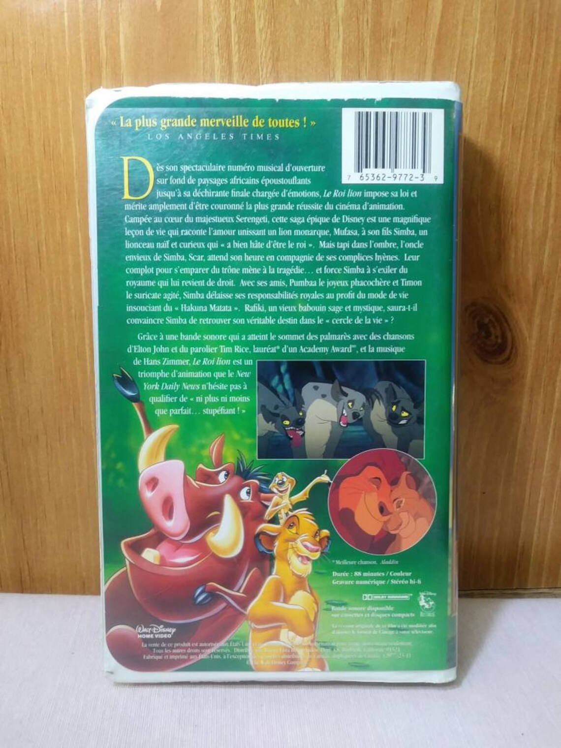 Walt Disney VHS Le Roi Lion Version Française/vintage VHS Etsy Canada