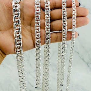 Collana lunga catena rettangolare argento 925 oro rosa Casetta, cornetto e perla | PoNaNa