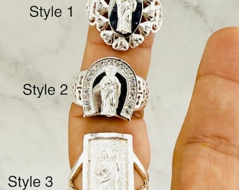 925 Sterling Silver Rings San Judas - Saint Jude - Anillo de plata