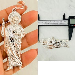 925 Sterling Silver Pendant Saint Jude / San Judas Dije En Plata - Etsy