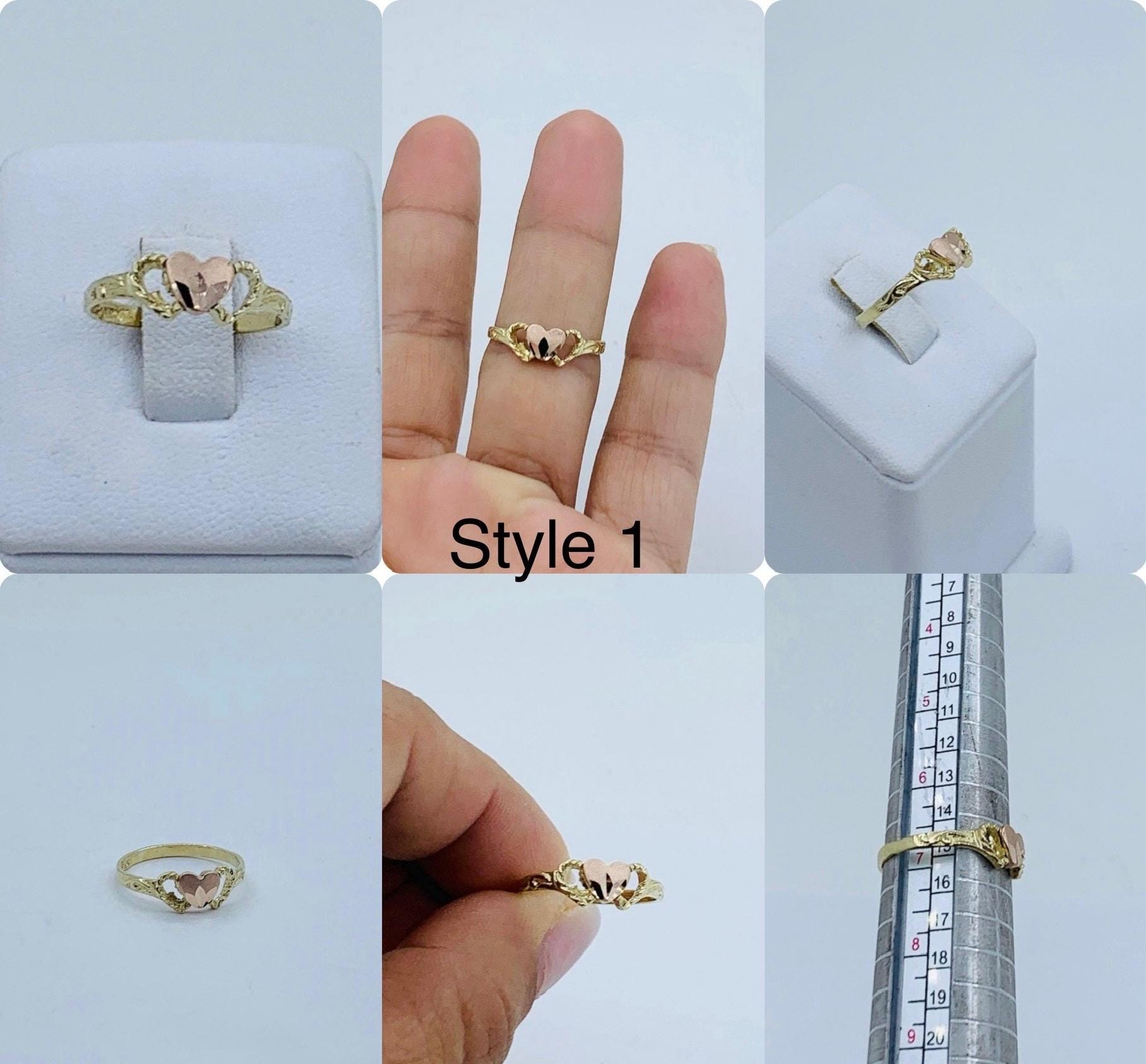 Anello Piede Elegante Cuore Anello Per Alluce Con Cuore E Zirconia - In Oro Giallo 10KT, Misura 3 1/2, Elegante E Brillante Anelli Di Cuore In Oro Anello Piede Elegante Cuore Anello Per Alluce Con Cuore E Zirconia - In Oro Giallo 10KT, Misura 3 1/2, Elegante E Brillante Anelli Di Cuore In Oro