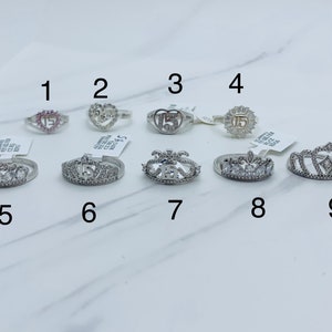 925 Sterling Silver Ring Sweet 15 Quinceañera - Anillo en plata