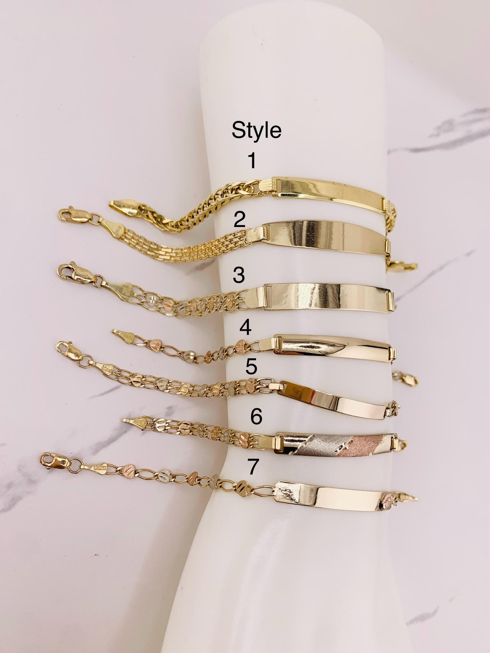 Pulsera Esclavas De Oro 15 AÃ±os Gold Plated Esclavas De Oro Para