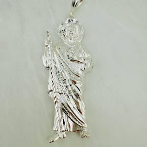 925 Sterling Silver Pendant Saint Jude / San Judas Dije En Plata - Etsy