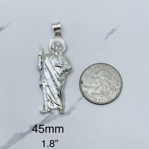 925 Sterling Silver Pendant Saint Jude / San Judas Dije En Plata - Etsy
