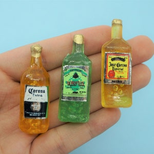 Miniature Corona Jose Cuervo Hornitos Dollhouse Mexico Mexican Drink food beer cerveza