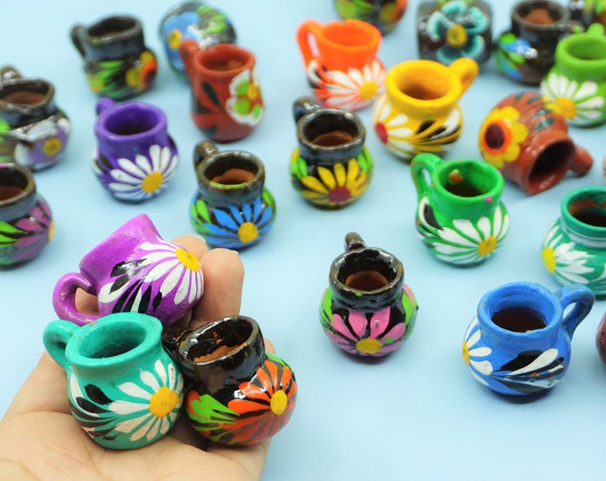 Mini Mexican Ofrenda Food Sweet Bread Pan Dulce / Miniaturas De Barro