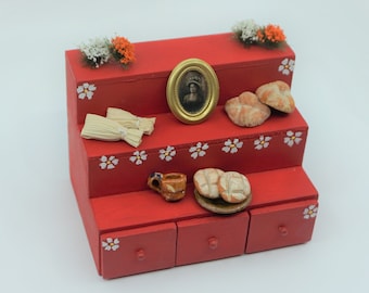 Miniature Ofrenda Day of the dead Dia de los muertos Food Display Dollhouse Halloween Food