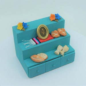 Miniature Ofrenda Day of the dead Dia de los muertos Food Display Dollhouse Halloween Food