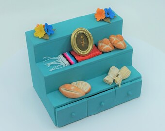 Miniature Ofrenda Day of the dead Dia de los muertos Food Display Dollhouse Halloween Food