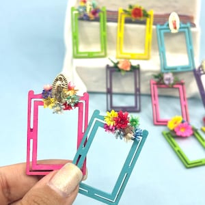 Miniatyr ofrenda bildram de dödas dag dia de muerto dia de los muertos erbjuder mexikansk bildram mini nicho