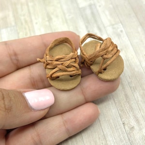Miniature Huaraches huarache shoes mexican mini Mexico sandals dollhouse doll dolls