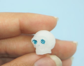 Miniature Calavera INDIVIDUAL Skull Mexican Day of the dead dia del muerto ofrenda limited ceramic Mini vela wax