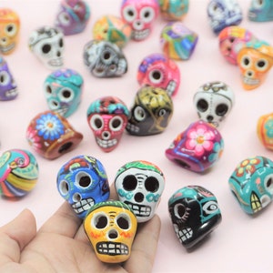 Miniature Calavera INDIVIDUAL Skull Mexican Day of the dead dia del muerto ofrenda ceramic Mini
