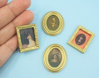 Miniature picture frame INDIVIDUAL Day of the Dead ofrenda food Comida Dia del muertos kitchen dollhouse