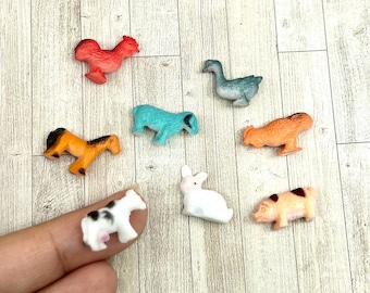 Animales de granja en miniatura 1:12 vaca gallo granero pollo cerdo caballo oveja carnero ganso juguetes mini - España Animales de granja en miniatura 1:12 vaca gallo granero pollo cerdo caballo oveja carnero ganso juguetes mini - España
