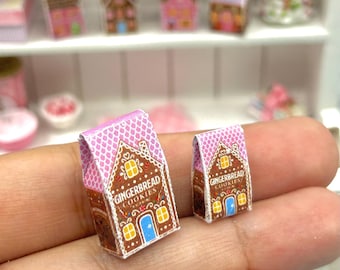 Melody Jane Pacchetto Bastoncini Di Zucchero In Miniatura Scala 1:12 - Accessorio Natalizio Per Casa Delle Bambole
