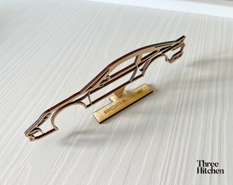 Custom Hand Drawn Car Silhouette Tabletop/Desktop Decor
