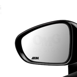 4x BMW M Sport Car Door/Wing/Side mirror vinyl decal stickers