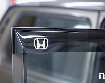 Honda wind deflector vinyl decal stickers (x3)