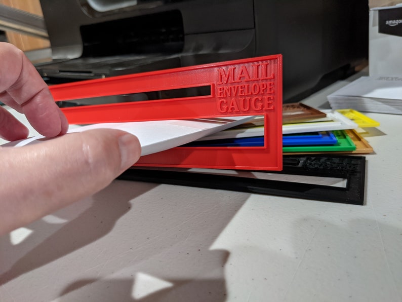 USPS Measurement Tool Flat Envelope Thickness Gauge Mail Shipping Tool