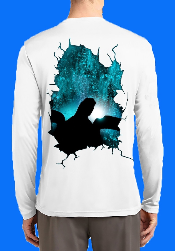 Unisex Boat Shirt/ Dive Shirt/ Rash Guard/ SPF Shirt- Turtle - Etsy