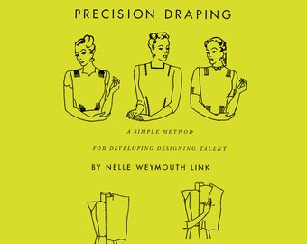 E-book PDF // 1940&#39;s Draping Workbook // Création de la mode vintage des années 1940 // Percision Draping par Nelle Weymouth