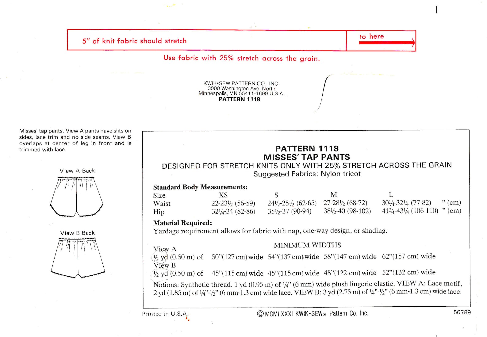 Vintage Sewing PDF // Tap Pants // Vintage Sleepwear // Nylon - Etsy
