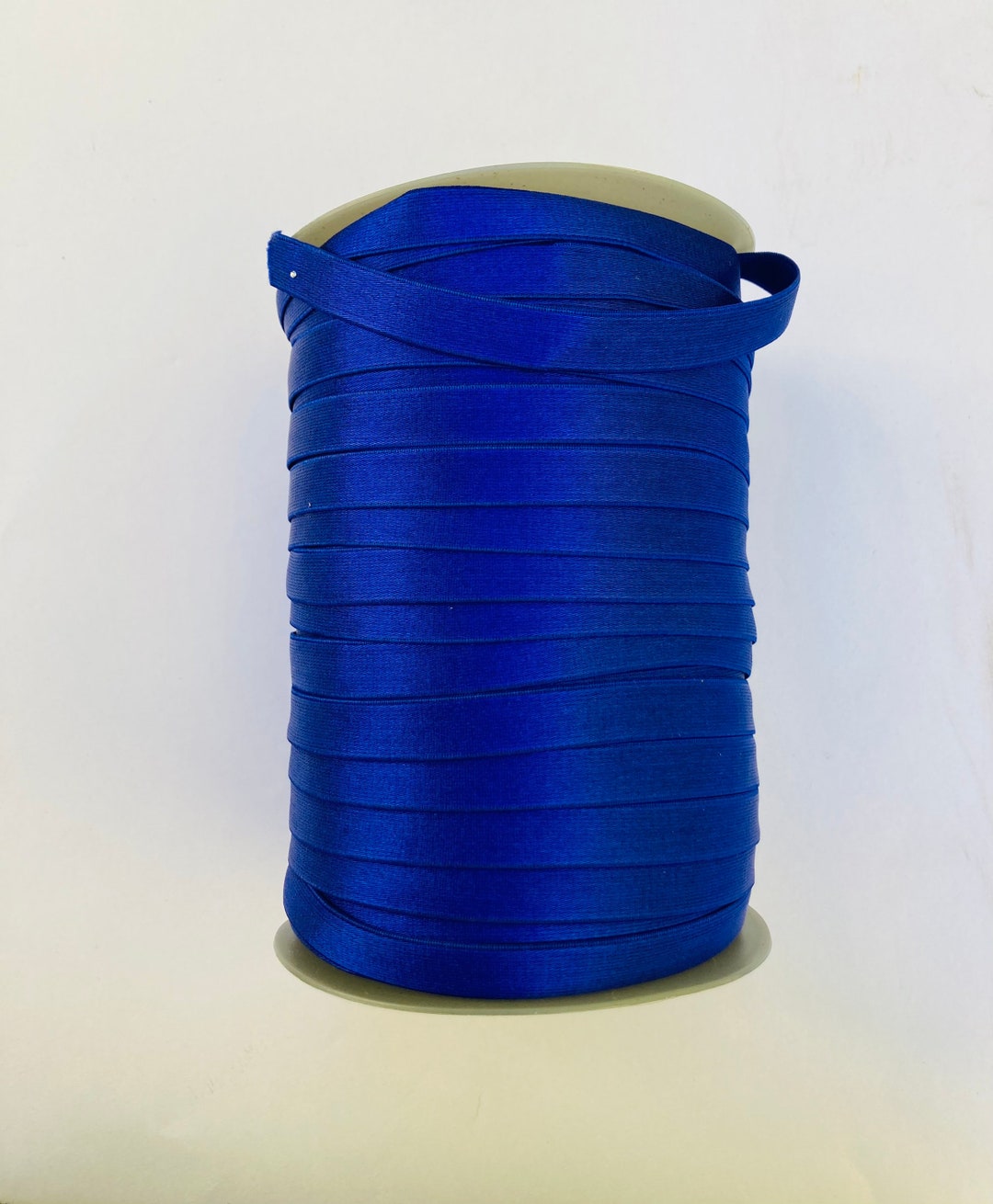 1/2 in Royal Blue // Bra Strap Satin Elastic // Soft Elastic // 10