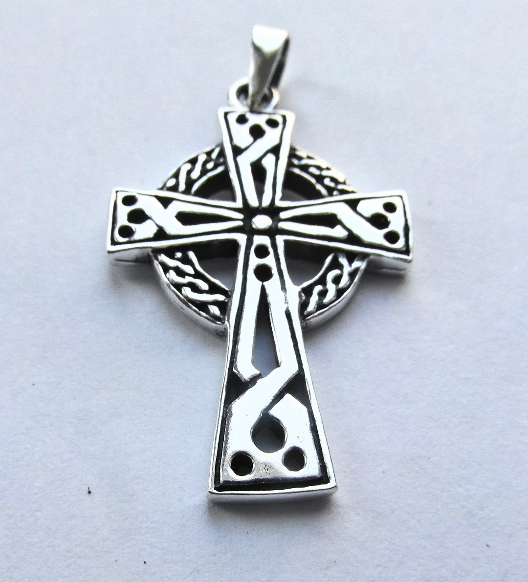 Sterling Silver 925 Celtic Cross Pendant - Etsy