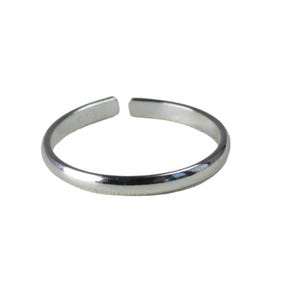Sterling Silver 925 Adjustable 1.8 MM Slim Band Toe Ring - Etsy
