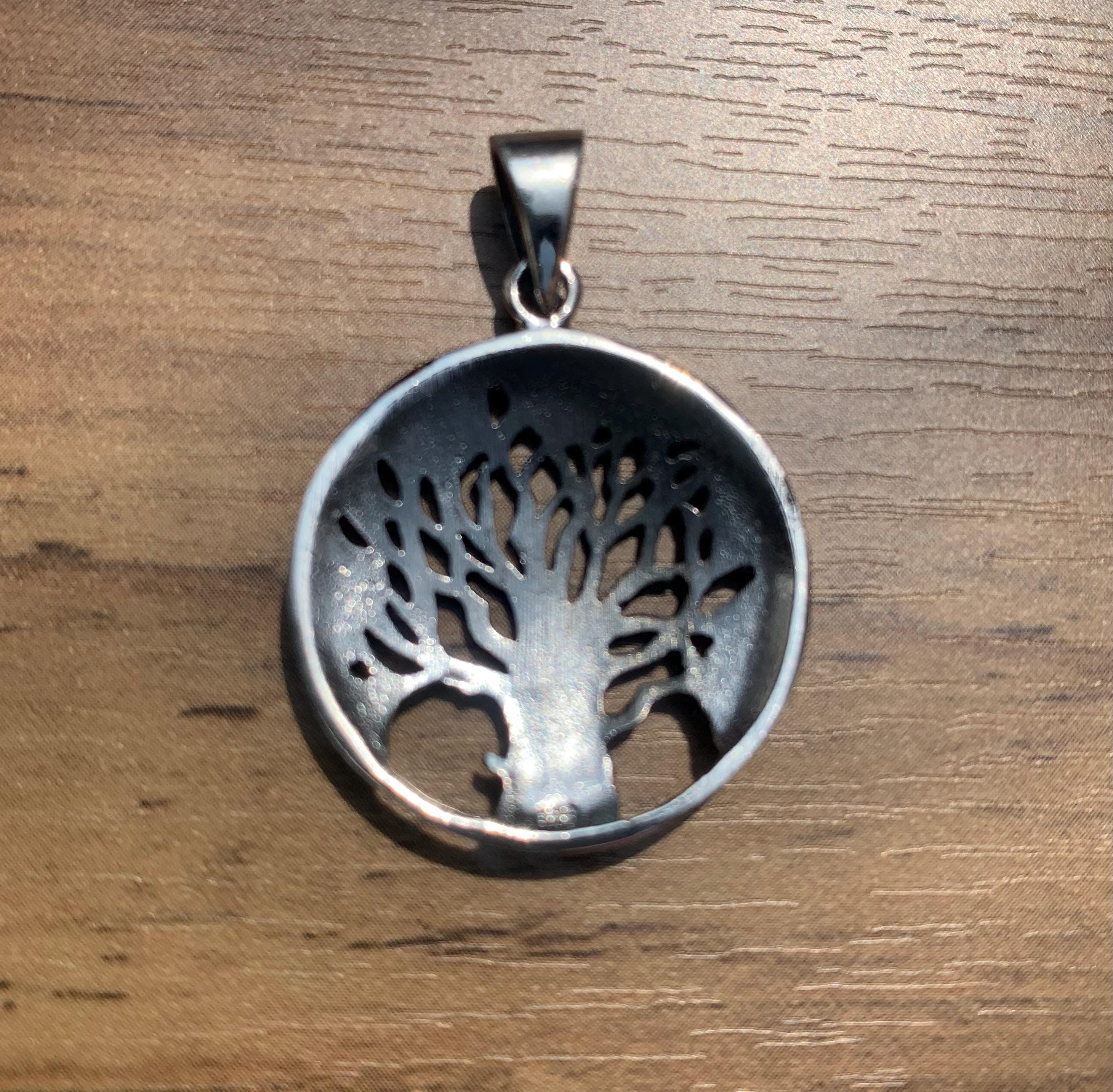 Sterling Silver 925 Tree of Life Pendant - Etsy