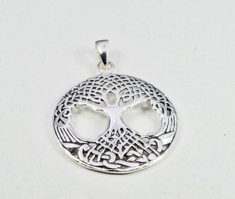 Sterling Silver 925 Tree of Life Pendant - Etsy