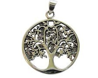 Colgante Árbol de la Vida en Plata de Ley 925 ( 22 MM )