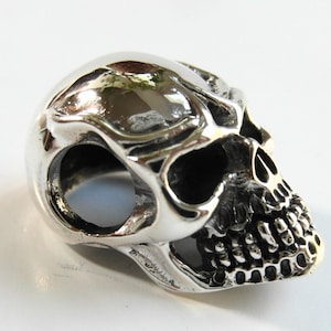 Sterling  Silver  925  Skull  Pendant