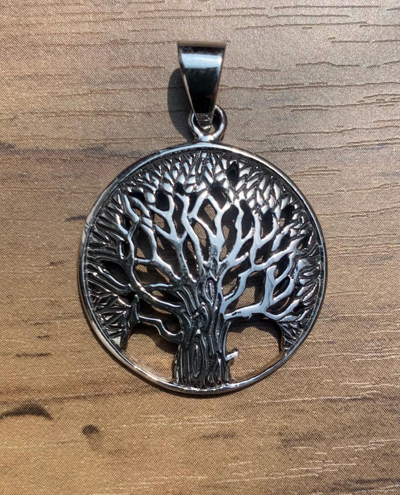 Sterling Silver 925 Tree of Life Pendant - Etsy