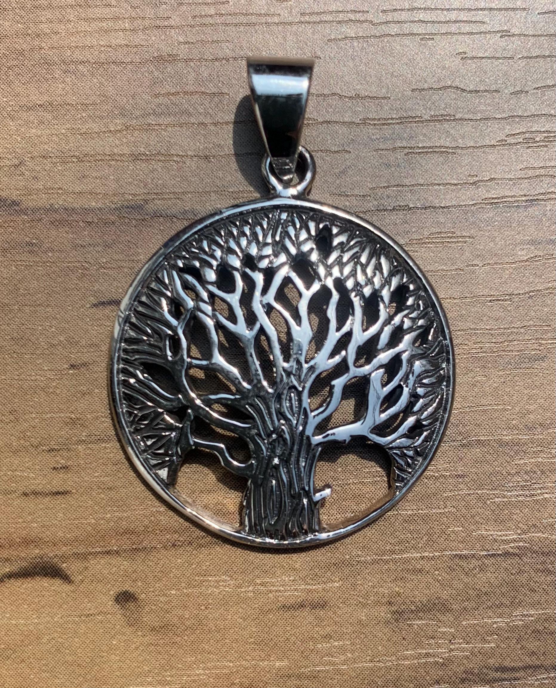Sterling Silver 925 Tree of Life Pendant - Etsy