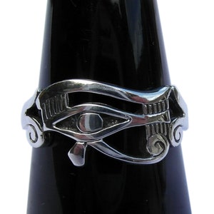 Sterling Silver 925 Eye Of Horus Ring